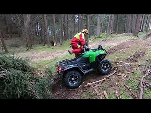 Waldarbeit Fendt, Atv, Quad, Stihl 261, Seilwinde, Eifo Forstgreifer, Brennholz und Fixlängen machen