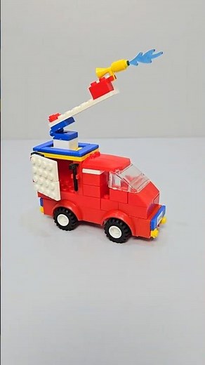 Build a Fire Truck Using Lego Building Blocks! 🚒 #asmr #asmrvideo #kidslearning #lego #diy