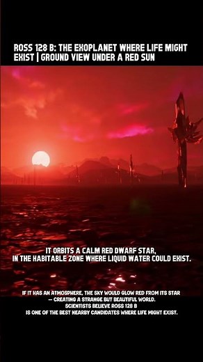 Ross 128 b: The Exoplanet Where Life Might Exist Beneath a Red Sun