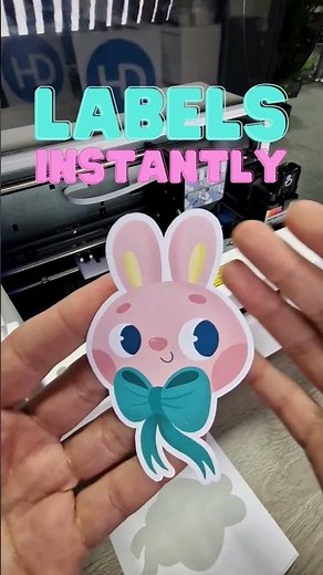 Print and cut your own #easter labels to any shape or size instantly using the ‪@DTMPrint‬ LX610e.