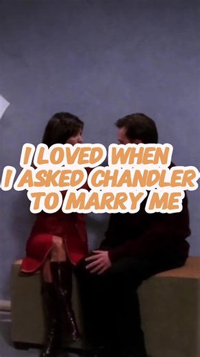 Chandler Bing's Proposal: A Memorable Moment
