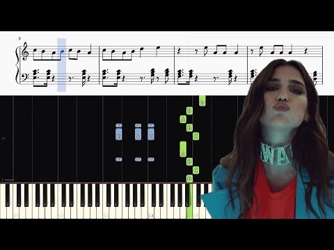 Dua Lipa - New Rules - Piano Tutorial + SHEETS