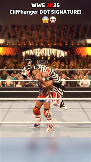 WWE 2K25 – Cliffhanger DDT SIGNATURE! 😱💀 INSANE Hanging Impact #shorts