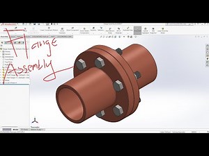 Solidworks Tutorial - Basic Assembly Flange Coupling