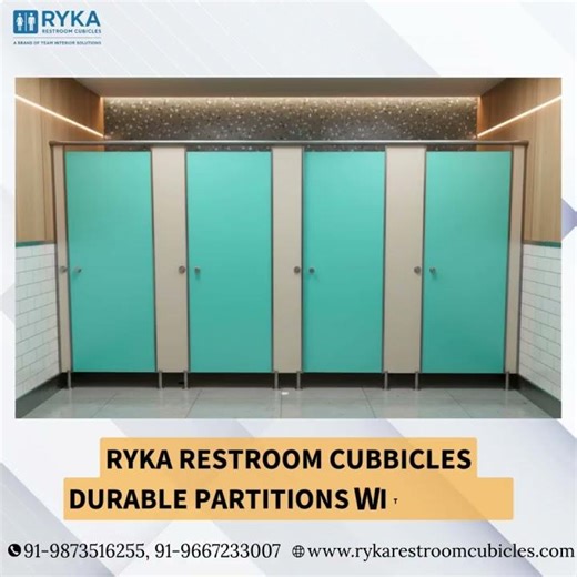 Premium Public Restroom Partition | Ryka Restroom Cubicles – Durable, Hygienic & Modern Solutions