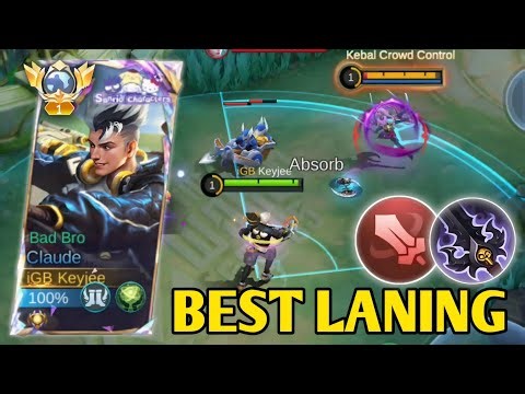 TIPS & TUTORIAL FAST FARMING, FAST LANING, ROTATION CLAUDE 2026 (AUTO WINSTREAK) - Mobile Legends