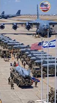 Inside a United States Air Force base, crews coordinate logistics vehicles, aircraft, and #miltech