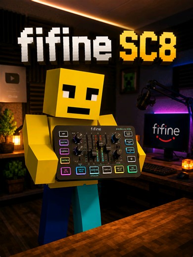 استعراض ميكسر Fifine SC8🔥 @fifinejoji . . . . . . #fifinesc8 #fifine #minecraft #اكسبلور