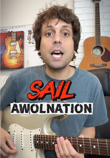 AWOLNATION Sail Guitar Tutorial for Beginners