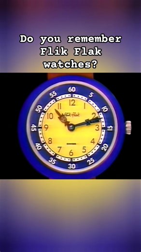 Flik Flak wristwatch commercial. #retro #nostalgia #80s #genx
