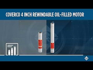 Coverco 4 inch rewindable oil-filled motor