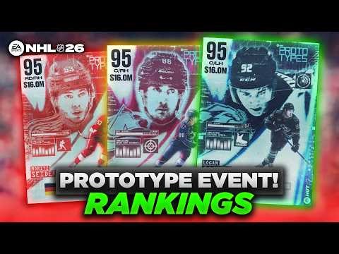 MAKE THESE CARDS! NHL 26 HUT FINAL PROTOTYPE EVENT RANKINGS!