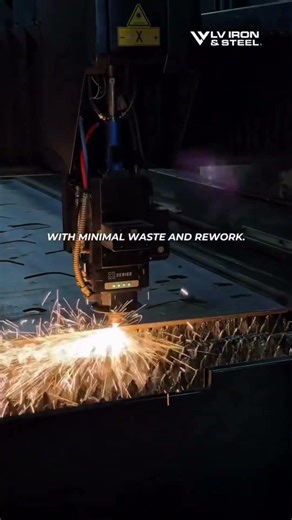 X-Series PlateLAZER Plus at LV Iron & Steel #structuralsteel #structuralfabrication