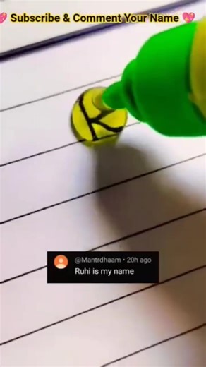 Bubble Name Writing💭Tag to Ruhi🌸#nameart l#crafts #calligraphy#letter#like#art #letter#smileycrafter