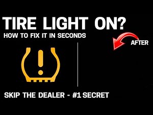 A Ridiculously Easy Way to Fix Your Tire Light (Dealers Hate This)