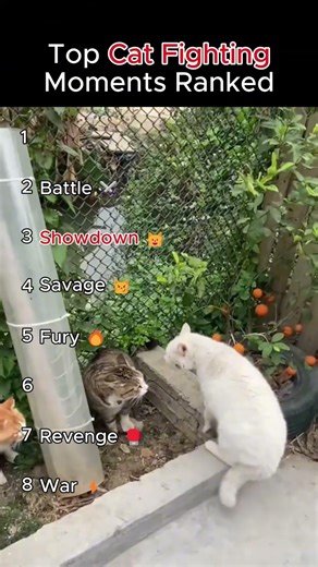 Top Cat Fighting Moments Ranked 🐱🔥 | #cat