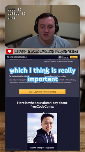 Why I love using freeCodeCamp for beginners #programming #coding #developerlife #freecodecamp