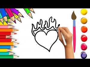 How To Draw cute Hard Drawing, Painting & Coloring For Kids and Toddlers_ Child Art 🐋🌈🎨