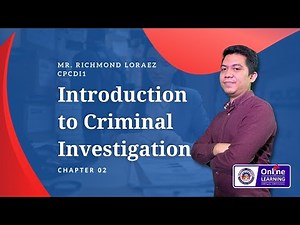Introduction to Criminal Investigation