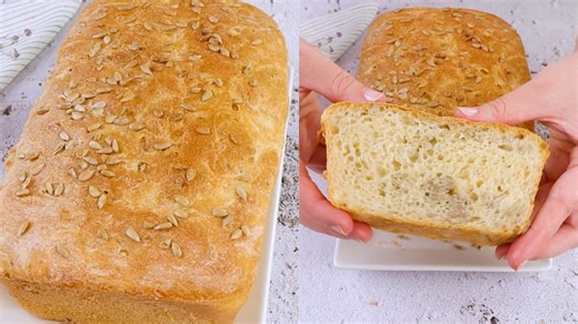 Sunflower Seed Bread Loaf