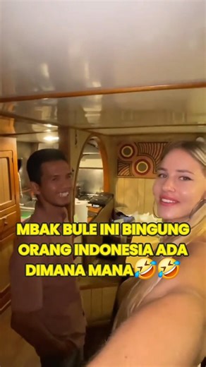 French Foreigner Shocked! On Long Vacation to Europe, Ship Crew Turns Out to Be Indonesian 🤣