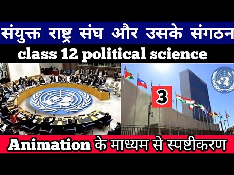 Class 12 Pol Science Ch-6 अंतरराष्ट्रीय संगठन/संयुक्त राष्ट्र संघ और उसके संगठन Animation Part-3