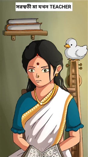 Sayan Dey | Animator on Instagram: "SARAWSWATI MA JOKHON TEACHER . . . . Voice - @arundhutiiiiii #sarawswatipujospcialanimation #sarawswatipujoanimation #animation #banglaanimation #sarawswatipujofunnyanimation"