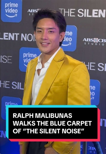 Ralph Malibunas Shines on the Blue Carpet for The Silent Noise