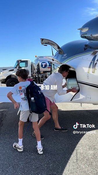 Family road trip to our favorite place 🦞 #flying #family #airplane | airplane