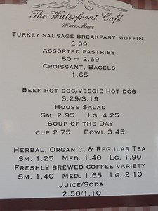 Waterfront Cafe Opens At Train Station