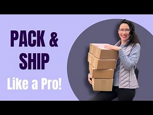 How I Pack and Ship My Etsy Orders: Tips for Small Business Owners