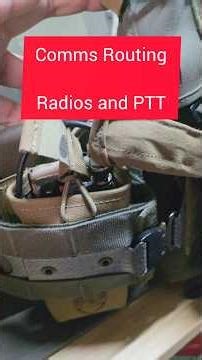 Running Tactical Comms #tacticalgear #milsim