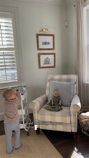 McLaren B. Jewell on Instagram: "Nurse Josie. 3 years old and knows every step to a port access. Using her new @thebutterflypig tools to make it even more realistic for her. 🩵 #playtherapy #leukemia #childhoodcancer #nurses #medicalmom"