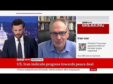 Trump says Iran deal 'largely negotiated' including reopening Strait of Hormuz | BBC News