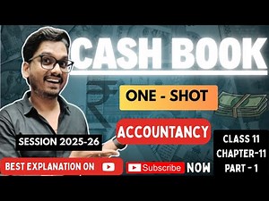 Books of Original entry Cash Book Class 11 Accounts Part 1 One Shot