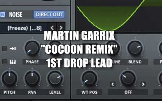 怎样做小马丁Remix Cocoon的Lead音色 (1st Drop)