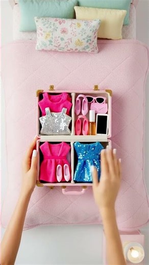 Satisfying ASMR Barbie Unboxing ✨ Packing Playset | Relaxing Miniatures