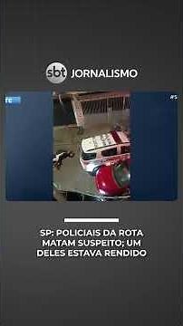 SP: ROTA police officers shoot and kill man after chase; wounded man had surrendered | #SeLigaBrasil
