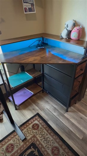 Watch Corner Triangle desk Space-Saving, Stylish & Tech-Ready! on Amazon Live