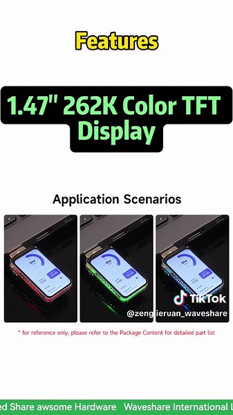 $12.99 ESP32-S3-LCD-1.47 #esp32project #esp32 #raspberrypi #waveshare https://www.waveshare.com/esp32-s3-lcd-1.47.htm?&aff_id=106768 ESP32-S3 1.47inch Display Development Board, 172×320, 262K Color, Up to 240MHz Frequency, Supports WiFi & Bluetooth, With Colorful RGB LED, ESP32 With Display