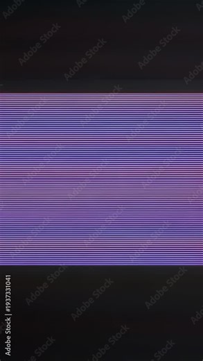 Vertical video: Shifting after signal center screen band changing hue in dark bezel showing lines