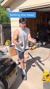 Setting tire bead with FIRE! 🔥 #reels #explorepage #cars #automotive #viralreels | TeachAuto