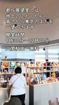 東京都庁 展望室 地上202mからの絶景 都庁おもいでピアノ 東京観光