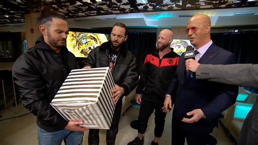 All Elite Wrestling on Instagram: "Is @don.callis feeling the pressure heading into #AEWFullGear? And will the Young Bucks make it official with The Don Callis Family? #AEWTailgateBrawl is LIVE NOW on @TNTDrama & @HBOMAXSports!"