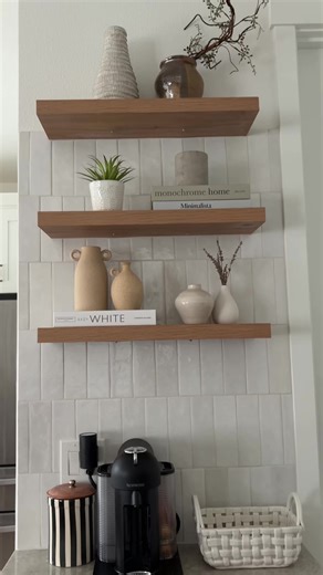 coffee bar at home, styled for spring 🤍 #coffeebar #coffeebarathome #coffeebardecor #coffeebarideas #fyp