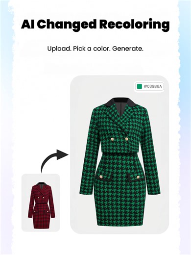 AI-Powered recolor Generator - Shoot once, sell in every color.#Snappyit #AIProductPhotography #ColorChange #AIRecolor #EcommerceTools #ProductPhotography #FashionTech #NoPhotoshop #NoReshoot #Snappyit #ShopifySeller #AmazonSeller
