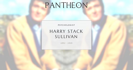 Harry Stack Sullivan Biography | Pantheon