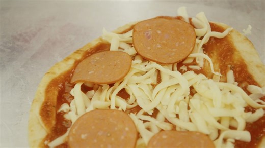 Naan bread pizza night, easy and fun for everyone