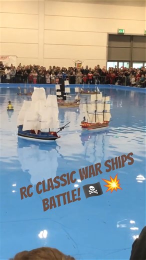 Cannon Fight on Water 😮🔥 RC Warships Battle! 💥