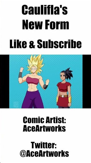 Caulifla's New Form | Dragon Ball Super Comic Dub #shorts
